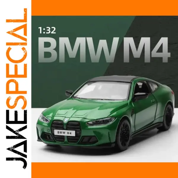 1:32 BMW M4 Police Alloy Diecast Model Car