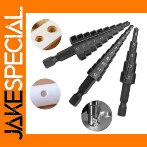 3pc Hexagonal Shank Ladder Drill Bit Set