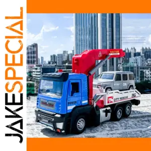 1/32 Alloy Travel Crane Toy Model with Lights