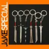 Final Fantasy Alloy Keychain 10PC Set