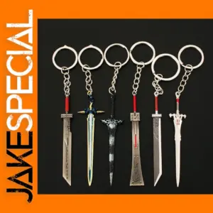 Final Fantasy Alloy Keychain 10PC Set