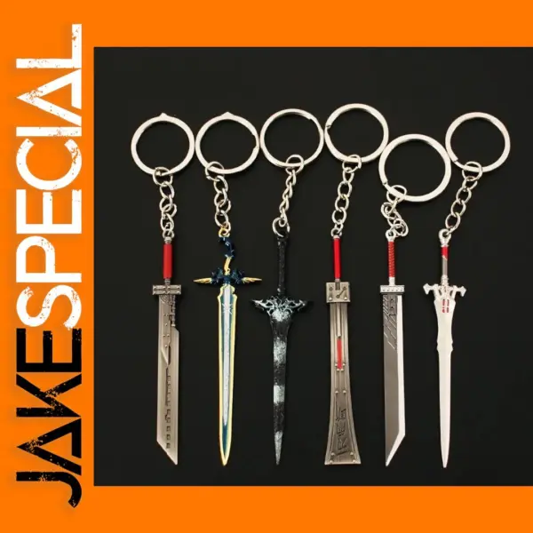 Final Fantasy Alloy Keychain 10PC Set