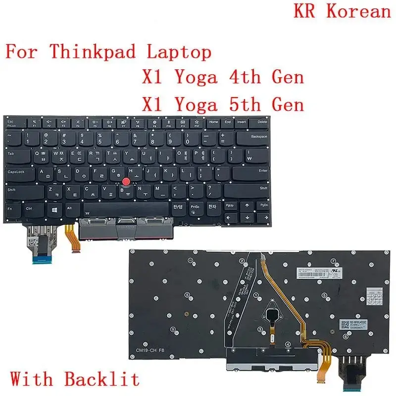 US Keyboard for Lenovo ThinkPad X1 Yoga G4/G5 9 US Keyboard for Lenovo ThinkPad X1 Yoga G4/G5 - Image 9