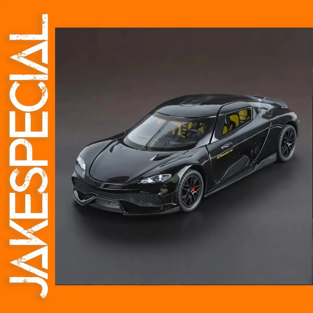 1:24 Gemera GT Diecast Model Car with Sound 1 1:24 Gemera GT Diecast Model Car with Sound