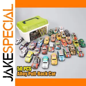 50Pcs Mini Alloy Pull-Back Car Set