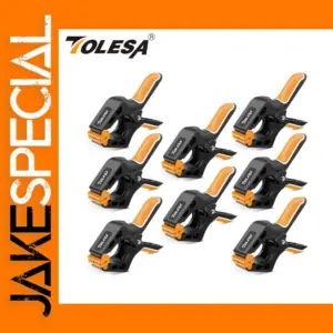 TOLESA 4-Inch Spring Clamps Set of 8