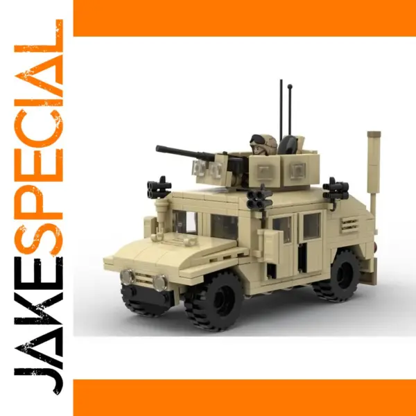 Military M1114 Hummer Building Block Set