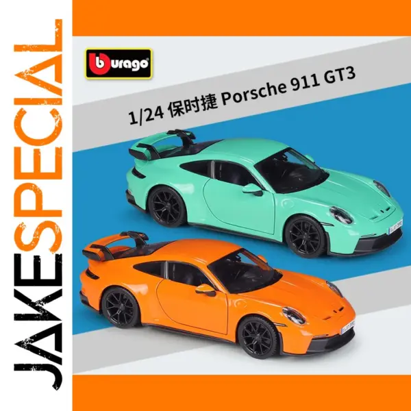 Bburago 1:24 Porsche 911 Gt3 Diecast Model