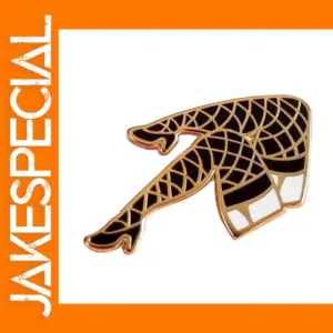 Sexy Legs Enamel Pin with Fishnets and Heels
