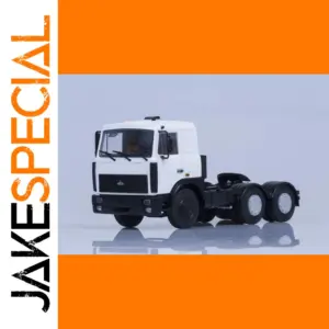 MAZ 6422 White Diecast Model 1:43 Scale