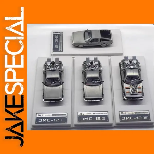 Back To Future 1:64 Diecast Alloy Car Model