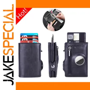 Rfid Carbon Fiber Wallet for Airtag Men