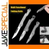 Titanium Alloy Folding Knife with D2 Steel Blade