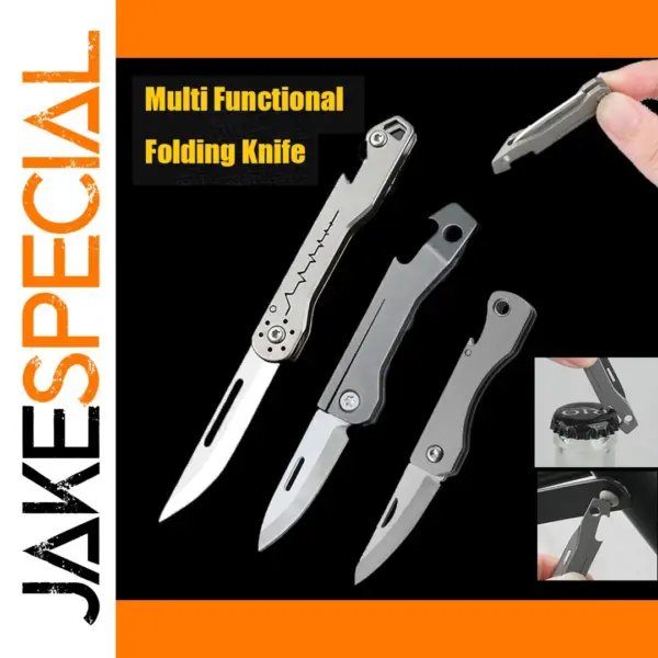 Titanium Alloy Folding Knife with D2 Steel Blade