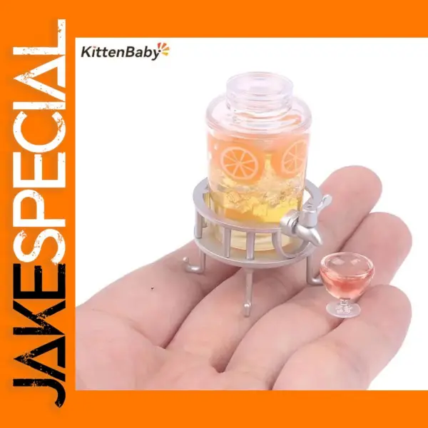 Miniature Plastic Fruit Bucket for Dollhouse