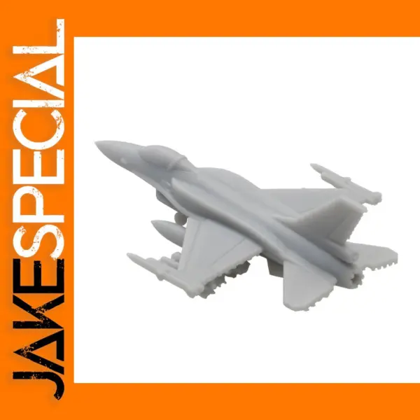 5PCS F-16E Fighter Plane Resin Model Set