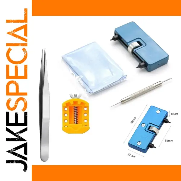 3-in-1 Watch Battery Replacement Kit with Case Opener