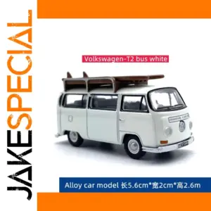 Volkswagen T2 Surfboard Diecast Model 1:76
