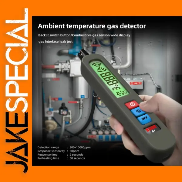 Portable Multifunctional Gas Detector with LCD Screen