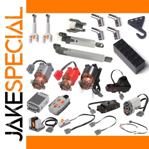 LEGO-Compatible Universal Joint Push Rod Set