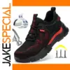 Breathable Men's Safety Work Boots Composite Toe