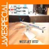 Diecast Aircraft Model Scale 1:250 Westjet
