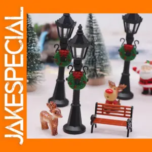 1:12 Dollhouse Christmas Street Lamp Ornament