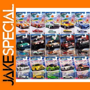 Hot Wheels 1:64 Honda Civic & Nissan 180SX Set
