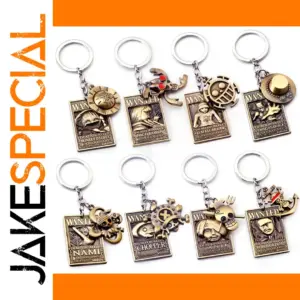 10PCS Antique Keychain Set with Metal Keyrings