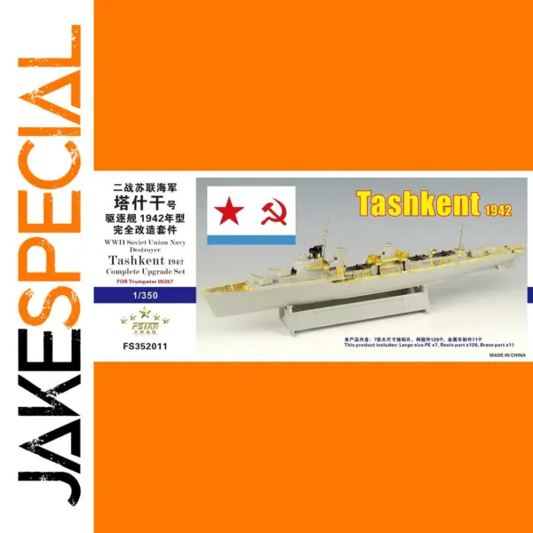 Soviet Navy Destroyer Tashkent 1942 Model Kit