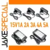 15V Universal AC/DC Power Adapter for LED Drivers