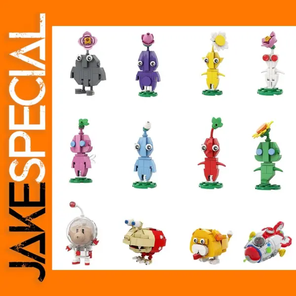 Anime Pikmined Hocotate Olimar Building Set
