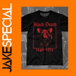 Gothic Mouse Graphic Men's T-shirt