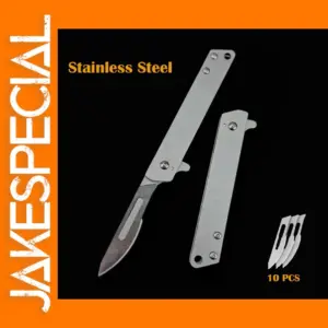 Stainless Steel Mini Folding Keychain Knife Set