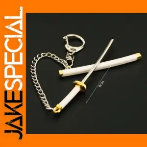 Mini One Piece Zoro Katana Keychain 9cm