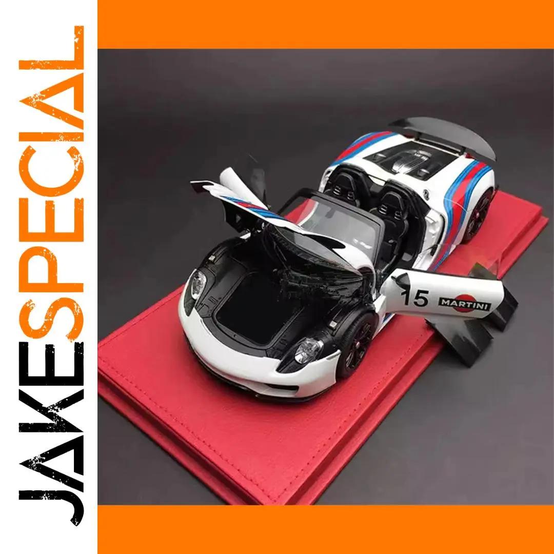 1:18 Alloy 918 Spyder Martini Model Car 1 1:18 Alloy 918 Spyder Martini Model Car