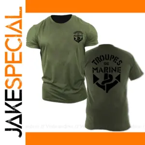 France Marine Troops Casual Unisex T-Shirt