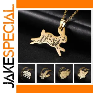 Stainless Steel Animal Pendant Necklace