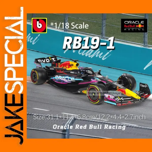 Bburago 1:18 Red Bull Racing RB19 Model Car