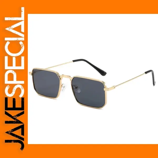 Square Metal Frame Sunglasses for Women