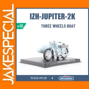 1:24 Scale IZH Jupiter 2K Motorcycle Model