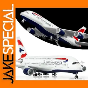 Airbus A380 Model Airplane with LED Light