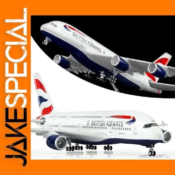 Airbus A380 Model Airplane with LED Light
