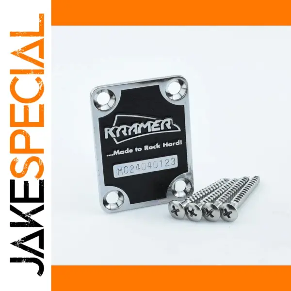 Genuine Kramer Electric Guitar Neck Joint Plate Set