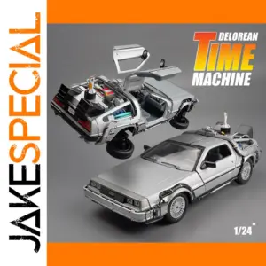WELLY 1:24 DMC-12 DeLorean Back to Future Diecast Model