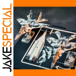 MiG-29 Fighter Jet Model Kit 3D Printed Assembly