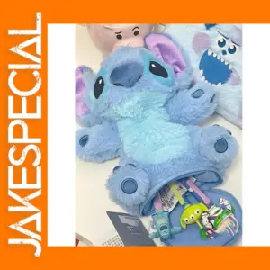 Disney Stitch Plush Pencil Case for Kids