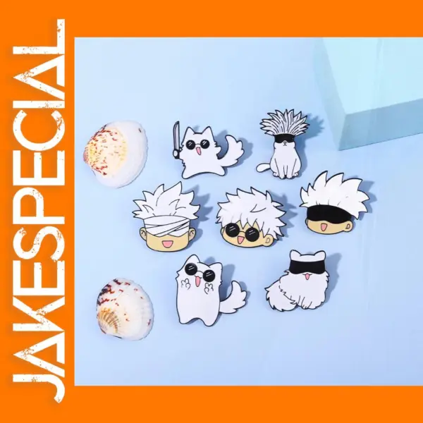 Jujutsu Kaisen Cute Anime Enamel Pins Set