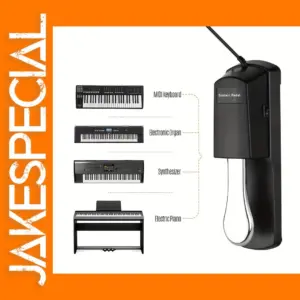 Sustain Pedal with Polarity Switch for Keyboards