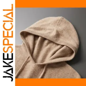 Men's 100% Merino Wool Hoodie for Comfort